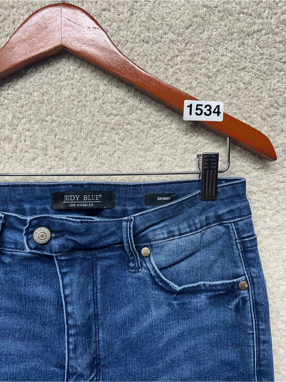 Judy Blue Skinny Jeans Women’s Size 9/29 Medium Wash Mid Rise Stretch Denim Pant - Picture 3 of 9